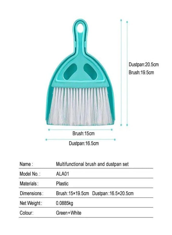 House Tools 2 Pc's Small Dustpan Set,Mini Tiny Dust Pans with Brush for Table,Countertop,Sofa,Key Board, Desk, Car and Animal Waste,Home Child Size Kids Dustpan and Brush Set (Pack of 2) - Image 5